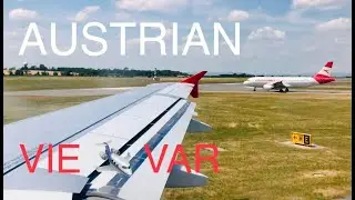 Flying Austrian Airlines in Economy Class - Flights OS763 from Vienna to Varna, Bulgaria