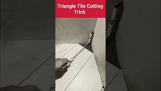 Triangle Tile Cutting | diy tile cutting |easy tile cutting | #tilecutting