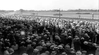 Horse named Mr Khayyam wins the race with a prize money of $25000 at Washington P...HD Stock Footage