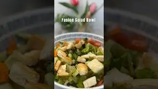 Fusion Salad Bowl | Fresh, Tangy & Crunchy Summer Salad 🥗 | Easy Weight Loss Recipe