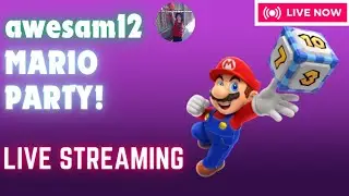 MARIO PARTY LIVESTREAM!!! #shorts #awesam12