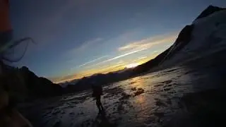 VALLE D'AOSTA LA GRIVOLA: la salita per la normale