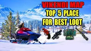 PUBG Mobile Vikendi Map Top 5 best loot locations ! where to find the best loot in Vikendi Map ?