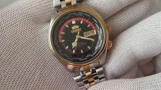 Orient World Time Automatic watch Vintage. Ориент 