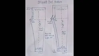 straight pant cutting