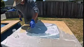 DIY Squaredrop camper build - Part 18: The doors (part 2) - Filling/sanding, epoxy and fiberglass