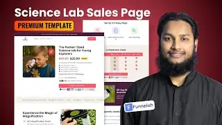 Premium Funnelish Template | Pocket-Sized Science Lab for Young Explorers Sales Page Tutorial