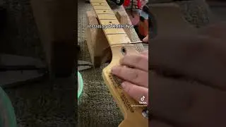 Installing a LSR roller nut on an American Stratocaster - Guitar Repair Vancouver