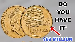 TOP The Royal Treasure: Elizabeth II 1993 Australia One Dollar Coin Worth Millions! old coin Value.