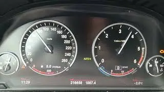BMW 530xd 2012 F10 190kw/258hp acceleration 0-100 km/h 4x4 8AT