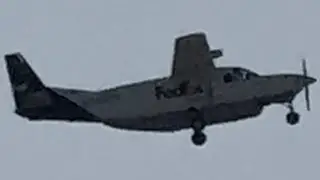 FedEx Feeder (Corporate Air) Cessna 208B Super Cargomaster Takeoff From Idaho Falls [N748FX]
