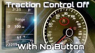 Traction Control Off In V Dubs With No Button