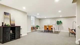 Cozy and Playful: A Basement Designed for Family Living