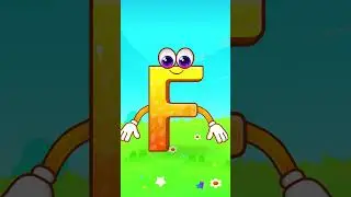 Alphabet Letter F |  Quickly Learn Tracing, Phonics Everything About ABC Letter F 🐟⛳🌼  #shorts