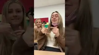 Teenage girls' energetic dance routine#dance #teendance #fun #classroomantics