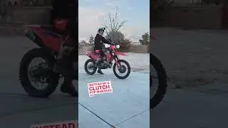A different approach. Only slight increase in throttle as your almost fully compressed