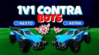 Juego contra BOTS de nivel AVANZADO 😨 Nexto y Astra | Mavite Rocket League