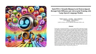 Behind Kokoro TTS: StyleTTS 2 through Style Diffusion and Adversarial Training (Paper Walkthrough)