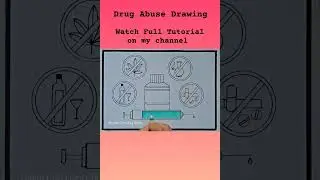 Drug Abuse awareness drawing #shorts #youtubeshorts #internationaldrugabuseawareness #postermaking