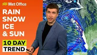 10 Day Trend 11/02/2026 &ndash; Rain & snow with a difference