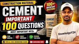 #construction material #cement important 100 question for #RRB JE#civil engineering 👆🔥🔥🔥