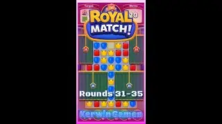 Royal Match Royal League Round 31 32 33 34 35 - No Boosters Gameplay