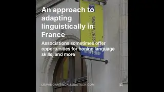 An approach to adapting linguistically in France
