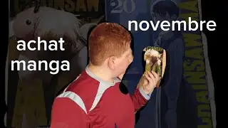 Achat manga de novembre