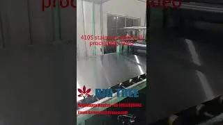 410S stainless steel coil processing video. #steelcoils