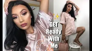 Pretty In Pink GRWM | Makeup, Hair & Outfit