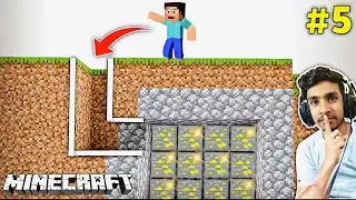 SECRET WAY TO GOLD MINE | MINECRAFT GAMEPLAY #5 @TechnoGamerzOfficial 
