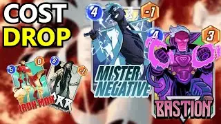 MARVEL SNAP INDONESIA - KITA BUAT KOMBINASI KARTU PENGURAS COST!! NEGATIVE BASTION DECK