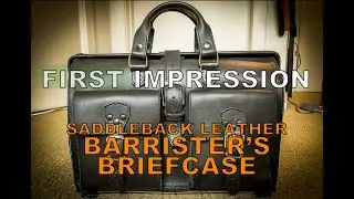 Saddleback Leather Barristers Briefcase - First Impression
