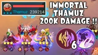 YUKI SKILL 3 + IMMORTAL THAMUZ !! 1 VS EVERYONE !! MAGIC CHESS MOBILE LEGENDS