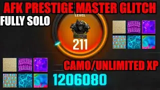 *NEW* AFK PRESTIGE MASTER GLITCH! SOLO CAMO/UNLIMITED XP GLITCH! BO6 GLITCHES! BO6 ZOMBIES GLITCH!