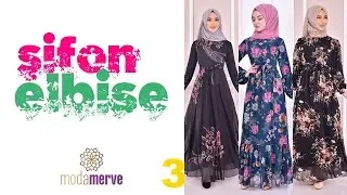 Modamerve Şifon Elbise Modelleri - 3