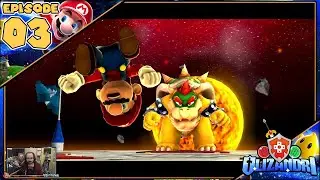Super Mario Galaxy - Space Junk Tarantox, Battlerock Topmaniac & Bowser's Star Reactor - Episode 3