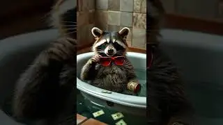 He Robbed a Bank With a Banana #FunnyAnimals  #MemeShorts  #AIStorytime  #AbsurdAdventures