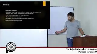 English Essay CSS PMS - an Introduction by Sir Sajeel Ahmad CSP (FSP)