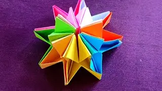 How to make magic star origami craft tutorial | Origami transform star easily |របៀបបត់​ផ្កាយវេទមន្ត