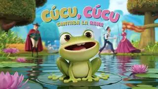 CUCÚ CANTABA LA RANA ♫ Canciones Infantiles HD música para #aprender #bailar en #familia  #bebe mix4
