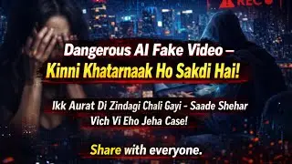 AI Fake Video Ne Zindagi Lai Layi | Saade Shehar Vich Vi Eho Jeha Case