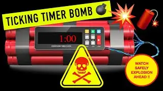 Bomb Explosion 1 Minute Countdown Timer ⏳💣 | With Bomb Explosion Effect 💥🔥