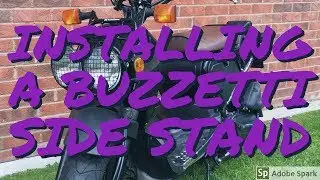 Fitting a Buzzetti Sidestand to a Honda Zoomer