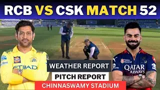 RCB vs CSK: Match 50 Weather Shocker & Pitch Secrets Revealed!
