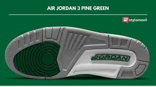 AIR JORDAN 3 PINE GREEN