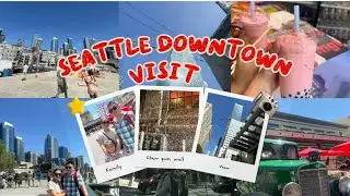 Visit to Seattle downtown with my family|family fun|