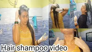ASMR Latex White Gloves With Hair shampoo nd Conditioner/Hair washing video @paprisdreamworld6019