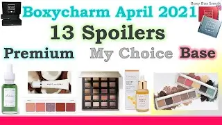 Boxycharm April 2021 Spoilers & Choice | My Choice Selected  - 13 Spoilers & Brand Revealed