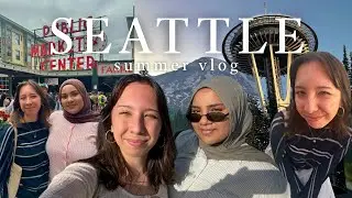 seattle vlog ! mt rainier, pike's place, space needle ⋆ ˚｡⋆୨୧˚